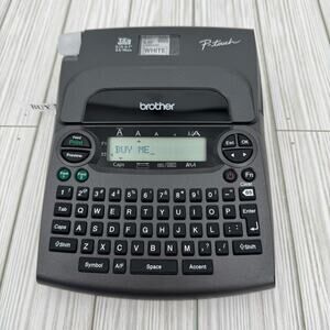 Brother P-touch PT-1890 thermal label maker printer gray